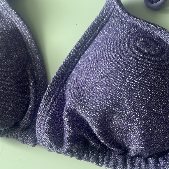 Fashion Nova purple sparkle bikini - Picture 3 of 3